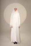 Mini Telekung ARJANA Zaheen in White
