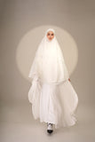 Mini Telekung ARJANA Zaheen in White
