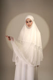 Mini Telekung ARJANA Zaheen in White