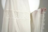 PRE-ORDER: Mini Telekung ARJANA Zaheen in White with Swarovski Crystal