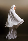 PRE-ORDER: Telekung ARJANA Adaline in White with Swarovski Crystals