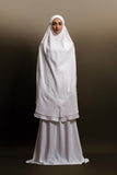 Telekung ARJANA Adaline in White