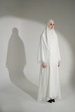 Mini Telekung ARJANA Batrisyia in White