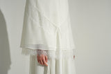Mini Telekung ARJANA Batrisyia in White