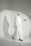 Mini Telekung ARJANA Batrisyia in White