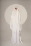 Telekung ARJANA Yasharah in White