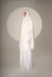 Telekung ARJANA Yasharah in White