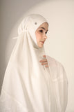 Telekung ARJANA Yasharah in White