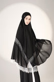 Mini Telekung ARJANA Batrisyia in Black