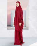 (AS-IS) Telekung ARJANA Rose in Maroon