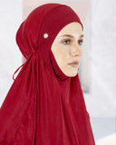(AS-IS) Telekung ARJANA Rose in Maroon