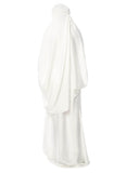 (AS-IS) Telekung ARJANA Rose in White