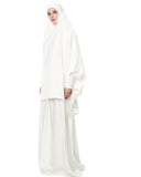 (AS-IS) Telekung ARJANA Rose in White