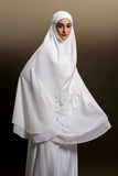 Telekung ARJANA Eleanore in White