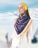 ARJANA X ADAM : Vermillion (Square Scarf)