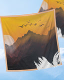 ARJANA X ADAM : Vermillion (Square Scarf)