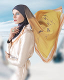 ARJANA X ADAM : Vermillion (Square Scarf)